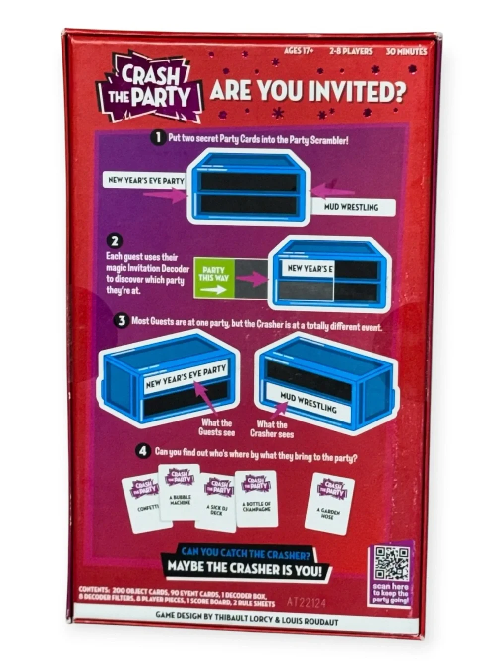 Crash The Party Card Game - Pink/Red Party Edition